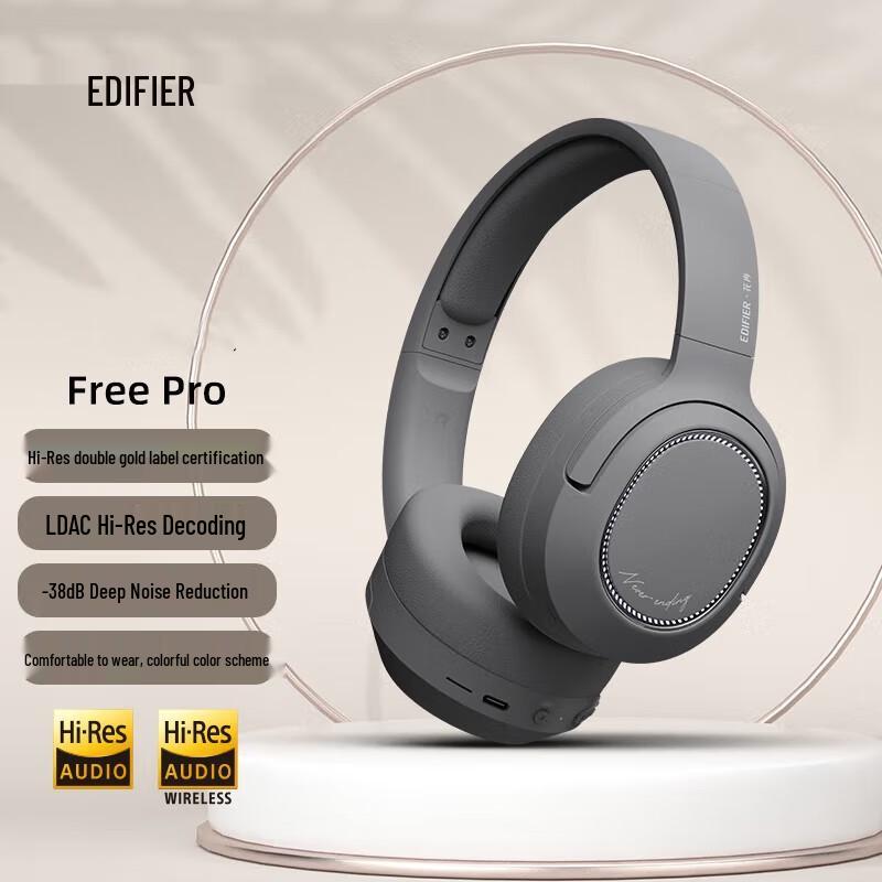 Edifier Free Pro Wireless Over-Ear ANC Headphones
