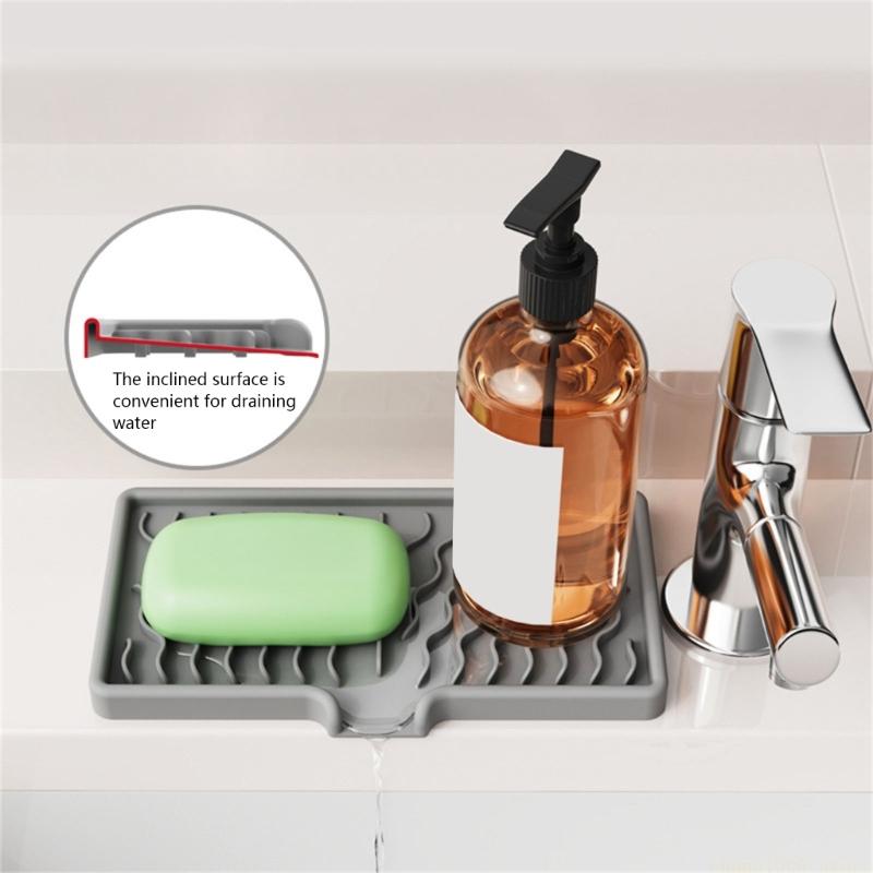 QX2E Soap Tray For Bathroom And Kitchen Sink Case Soap Holder Bathroom Accessories