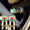 4/8 Pezzi Tappo Valvola Sensore Indicatore Occhio Avviso Monitor Pressione Pneumatici Moto Auto Strumento di Ispezione Pressione Pneumatici Valvola Pneumatico