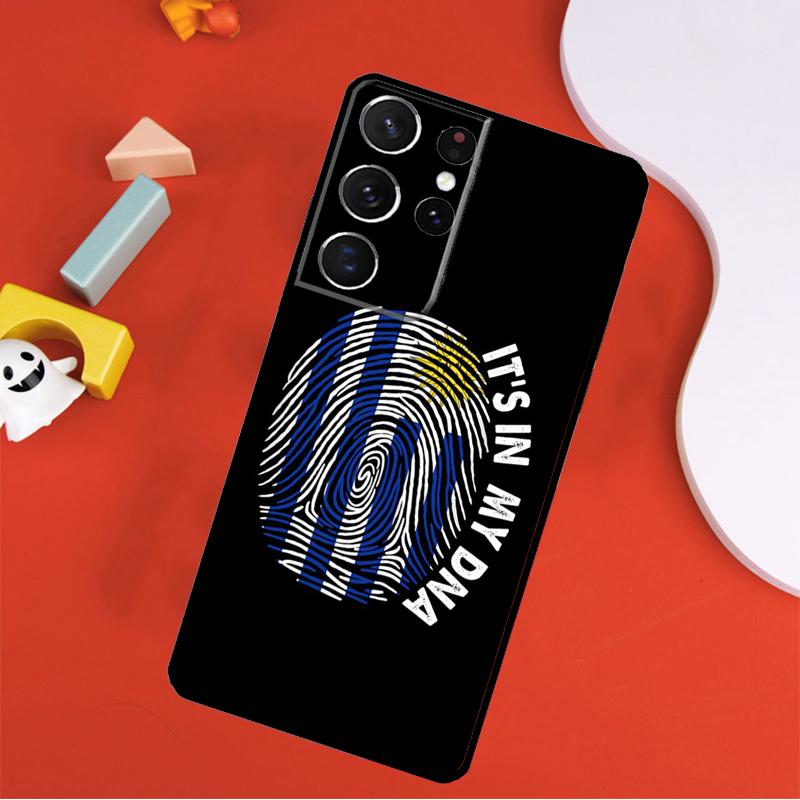 Uruguay Flag Phone Case For Samsung Galaxy S25 Ultra S9 S10 S20 FE S21 S22 S23 S24 Plus S24 Ultra Cover
