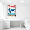 Hamm's Beer Vintage Metal Tin Sign Retro Military Hunting Bear Graphic Wall Plaque for Bar Man Cave Home Decor (Land of Sky Blue