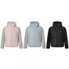 Mens Lightweight Hooded Down Jacket Winter Short Puffer Coat With Duck 76-80% Fill Power 550 Nylon Shell