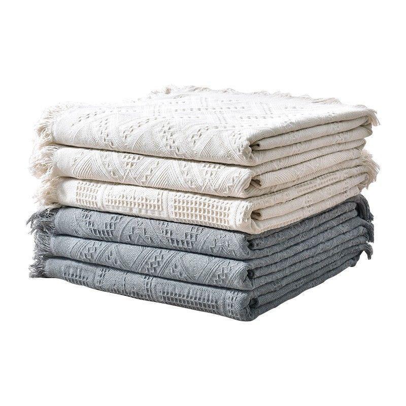 Nordic Solid Color Sofa Cover - Simple Universal Slipcover Blanket