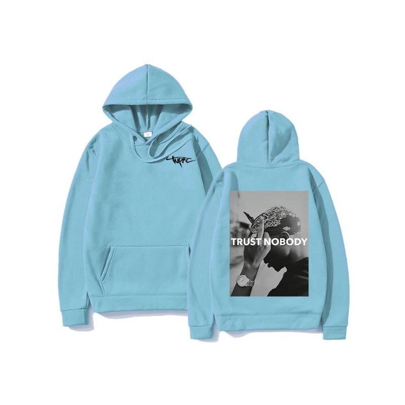 2PAC Hoodie Rapper TUPAC Printed Fashion Set Men Men's Fashion Printed Hoodie Casual Sweatshirt Sweatshirt Harajuku Men Clothing