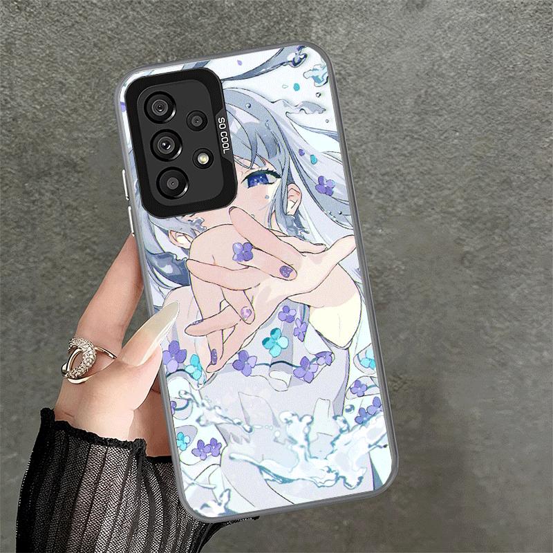 Anime Kwaii Girl Ins Style Soft Phone Case for Samsung A17 A16 A15 A14 A13 A57 A56 A55 A54 A53 A37 A36 A35 A34 A33 A26 A25 A24 A