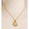 Yhpup New Arrivals Baroque Simulated Pearls Pendant Necklace for Women Stylish Unique Chic Retro Collar Jewelry Gift Waterproof