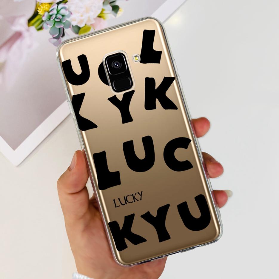 For Samsung Galaxy A8 2018 Case SM-A530F New Fashion Painted Cover Soft Silicone Phone Case For Samsung A8 Plus A8+ A730F Bumper