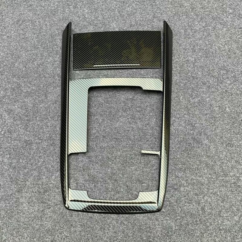 For Mazda Cx-30 Cx30 -  Stainless Black Console Gear Panel Frame Console Gear Shift Panel Cover Trim Accessories
