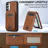 For Samsung Galaxy A34 5G Magnetic Case Detachable Card Holder Leather+TPU Mobile Cover