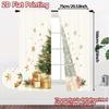 2pcs,Curtains Christmas Tree Gifts Festive Chic Pattern Curtains Versatile Polyester Fabric Curtains Festive Ldeal for Bedroom,