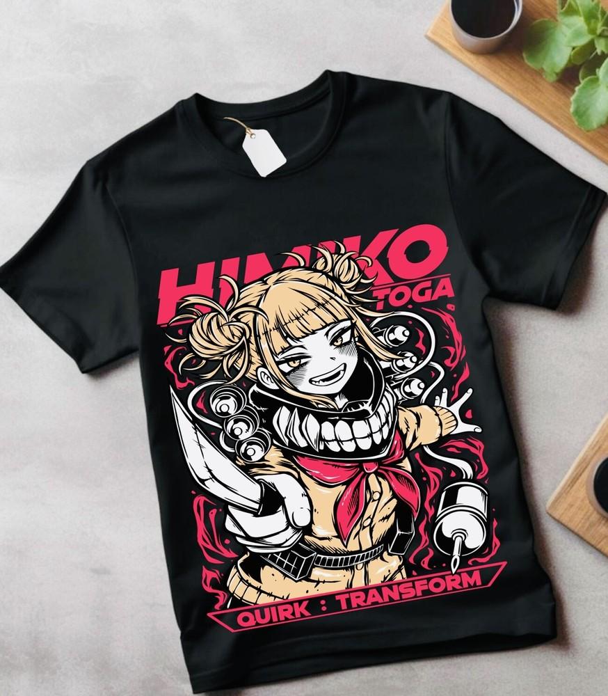

Himiko Toga T-ShirtMy Hero Academia Izuku Midoriya Girl Kawaii Shirt All Size 3XL