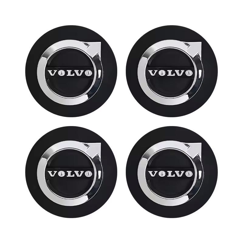 4 Pezzi Coprimozzi Centrali per Ruote Auto Coprimozzo Emblema Accessori Auto Per Volvo XC90 XC60 V50 S60 V70 V60 V40 S90 olestar AWD XC40 S80 T6