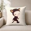 Yyoshitomo Nara Ddoll Cushion Cover Breathable Short Plush Pillow Case Wrinkleresistant Machinewashable For Easy Care