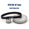 HTD5M timing pulley kit 60 teeth 20teeth 1:3 reduction ratio width 15mm arc synchronous belt optional kit combination 5M 60T 20T