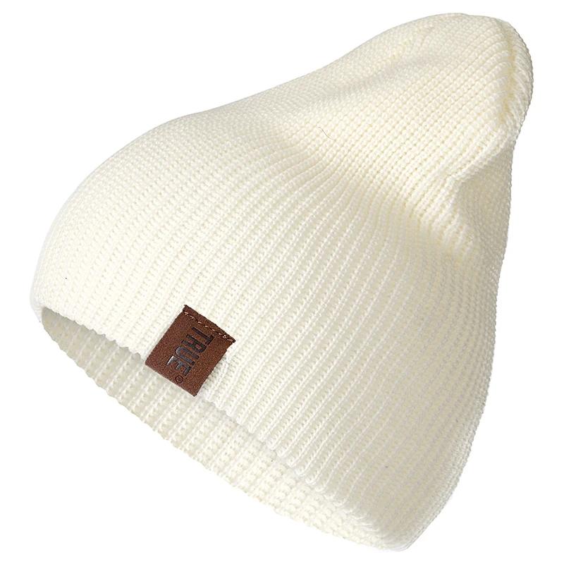 Unisex Casual Beanie Hat Knitted Hat Cap Fashion Solid Color Daily Winter Hat For Men Women