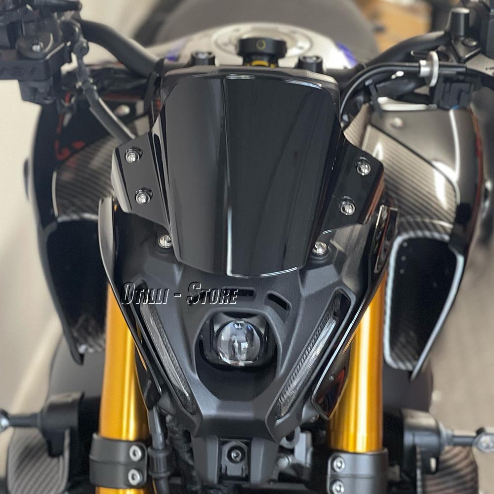 Windscreen Windshield For Yamaha MT-09 MT09 MT 09 SP V3 2021 2022 2023 Wind Deflector Shield Screen Visor Glass with Screws