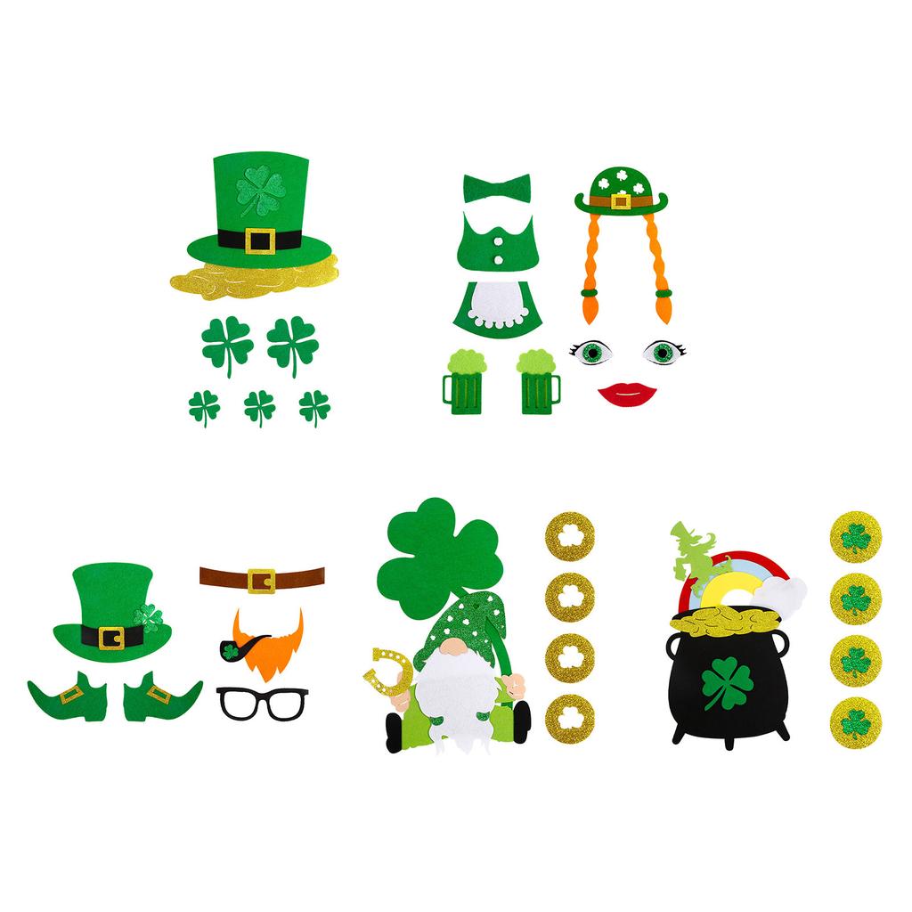 Patricks Day Decorations Party Decorations Festival AtmosphereS Ornaments Unique Green Decoration