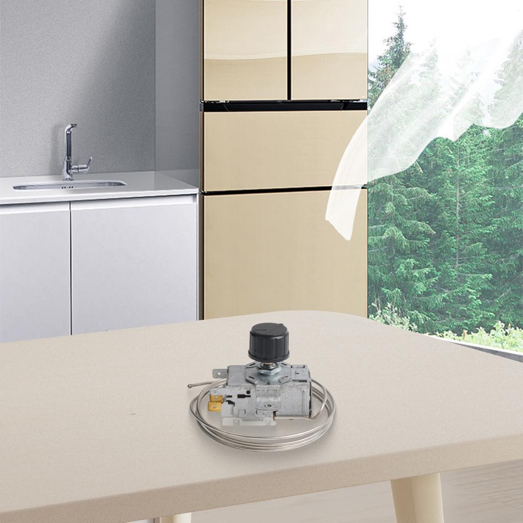 K50 Refrigerator Thermostat Adjustable Temperature Control (3 20 Degrees Celsius) Compatible with Various Brands & For Models