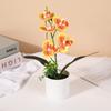 Artificial Flower Plants Potted Fake Plant Ornament Artificial Phalaenopsis Decorations Desk Accessories Room Decor Home Decor