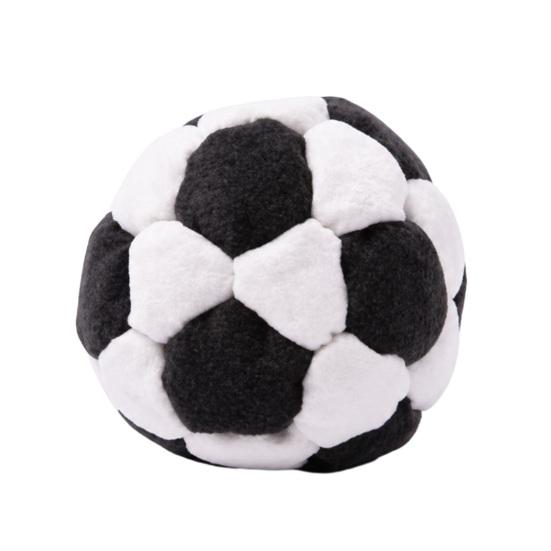 1/3/6Pcs Plush Football Footbags Hacky Sack Ball, Handmade Multicolored Throwing Beanbag, Kids Adults Juggling Kick Ball for Indoor Outdoor Play