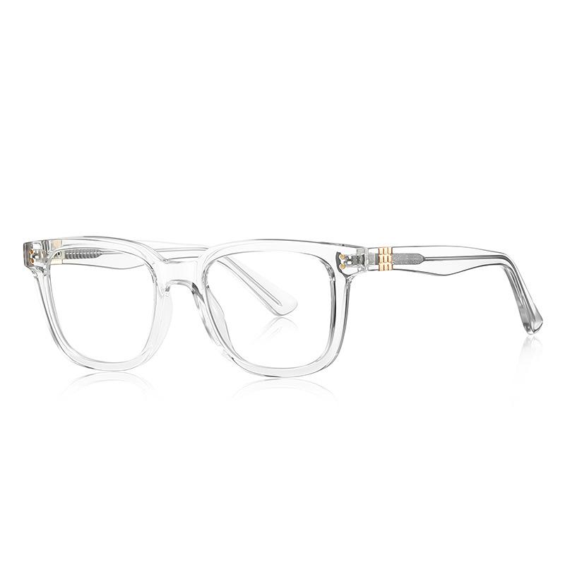 Unisex Square Reading Glasses Anti Blue Light TR90 Rivets Presbyopic Eyeglasses Radiation Protection Optical Glasses