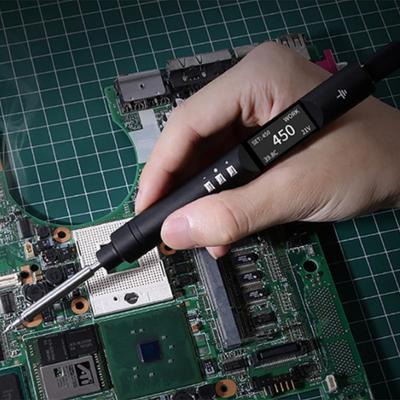 Inteligentní páječka PTS200 USB Type-C nastavitelná digitální pájecí stanice