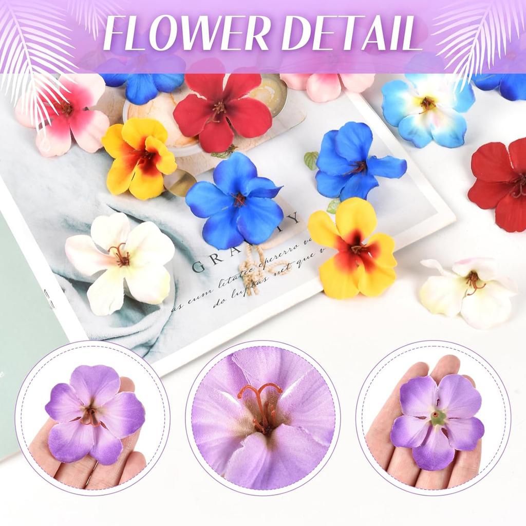 50/100PCS Artificial Flowers Silk Orchid Head Fake Cherry Flower Wall Wedding Home Decor Scrapbook Diy Gifts Candy Boxes Bouquet