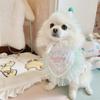 INS Pet Supplies Dog Birthday Saliva Towel Party Pet Triangle Scarf Cat Cat Dog Cute Lace Lace Lace Bib Pet Accessories
