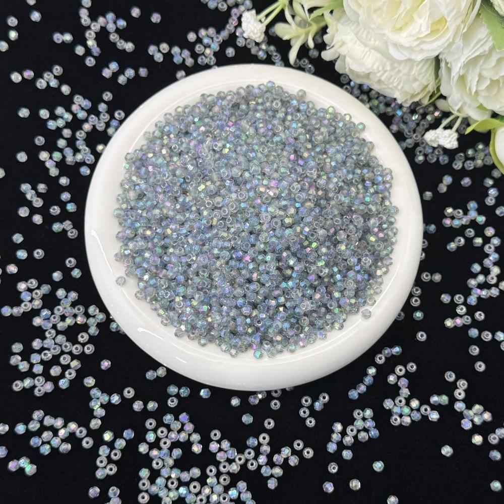 150pcs Clear AB Color Bulk Crystal Beads 4mm Faceted Crystal Beads  DIY Bracelets Necklace