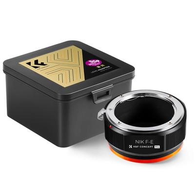 CONCEPT Nikon To Adapter for Nikon AI Lenses and Sony Matte Infinity Direct from the Manufacturer K&F F-Mount E-Mount NEX/E Cameras, Finish,