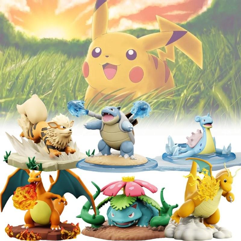 Charizard Venusaur Blastoise Arcanine Lapras Dragonite Toy Gift Model