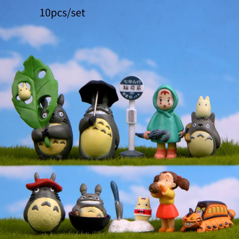 

Десять предметов из набора «Мой сосед Тоторо», изысканное украшение для сада, ремесленные подарки