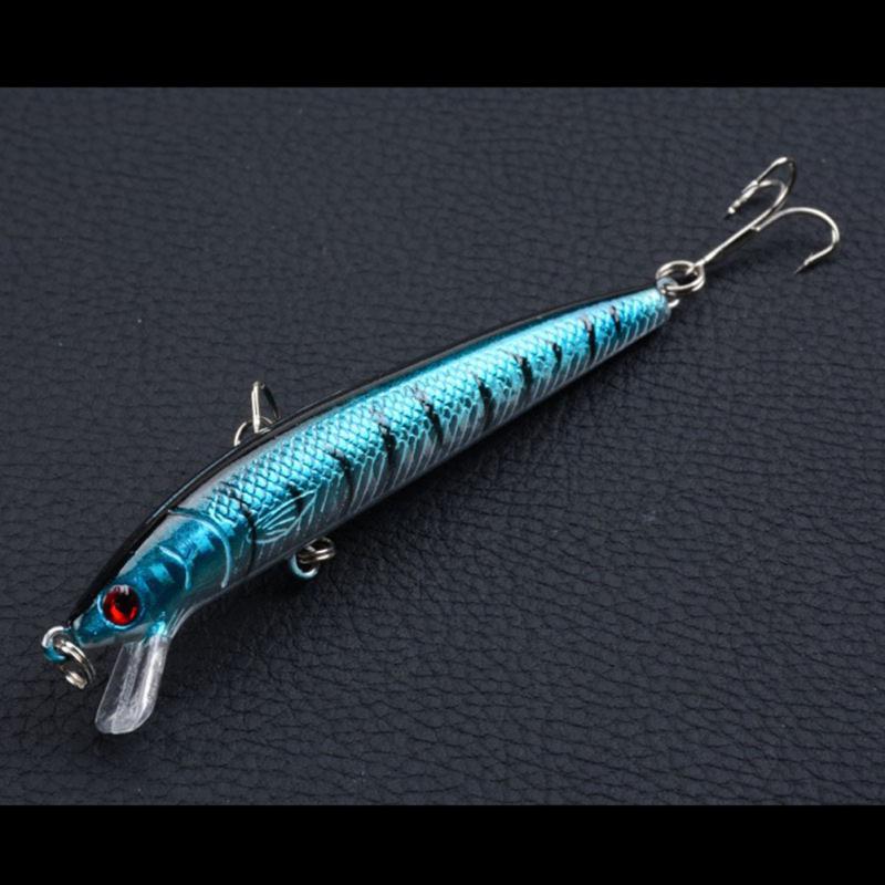 Angelköder 10-farbiger Minnow Bionischer Köder 9,5cm/8,5g Köder Kunststoff Hartköder Für Meeresangeln