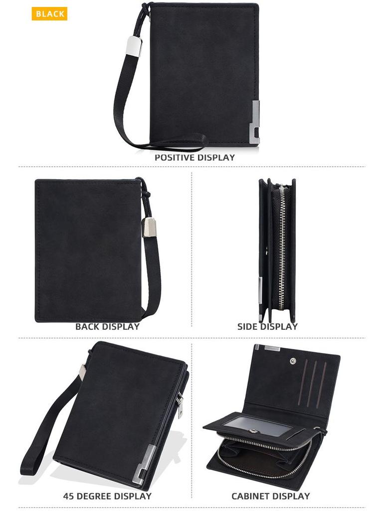 Baellerry Women's Short Korean Style High-End Trendy Card Holder Wallet