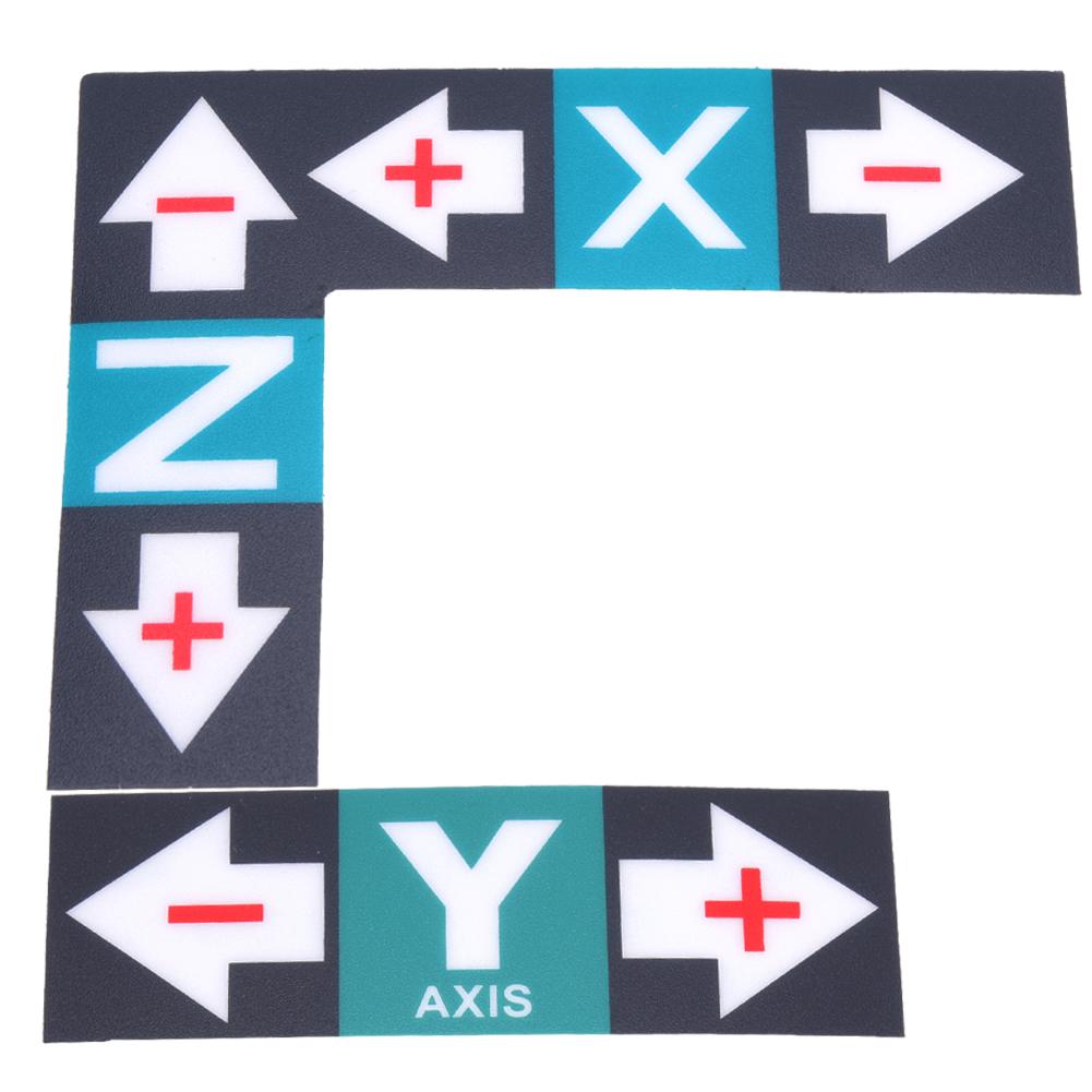 1 комплект этикеток-наклеек пластиковый маркер XYZ инструкция по эксплуатации для гравировального станка blue