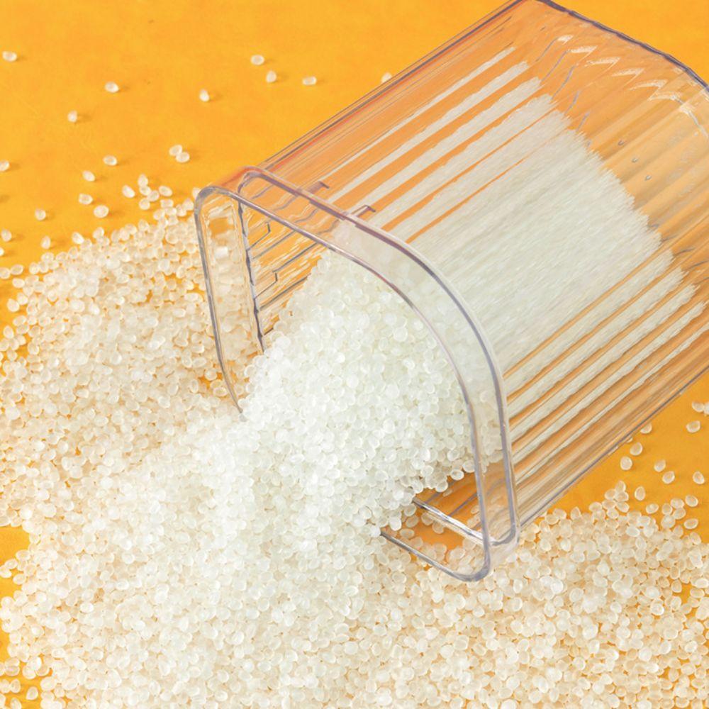 Plastic Grains Storage Jar Stripe Pattern Milk Powder Can Food Sealing Jar  Home