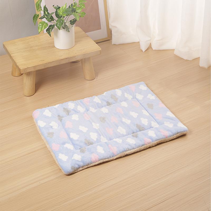 Pătură pentru animale de companie Pătură caldă de flanel pentru pisici Covoraș pentru câini Saltea de iarnă pentru animale de companie pentru dormit iarna