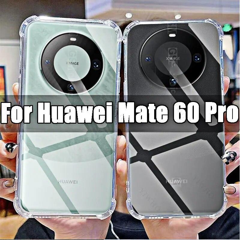 

Мягкий силиконовый противоударный чехол для Huawei Mate 60 Pro HD, прозрачный чехол для Huawei Mate60Pro 6,82 дюйма ALN-AL00 с защитой от царапин