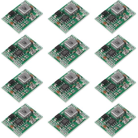 12PCS MP1584 MP1584EN DC-DC 3A Adjustable Voltage Buck Converter Mini Voltage Power Supply Step Down Module 24V To 12V 9V 5V 3V