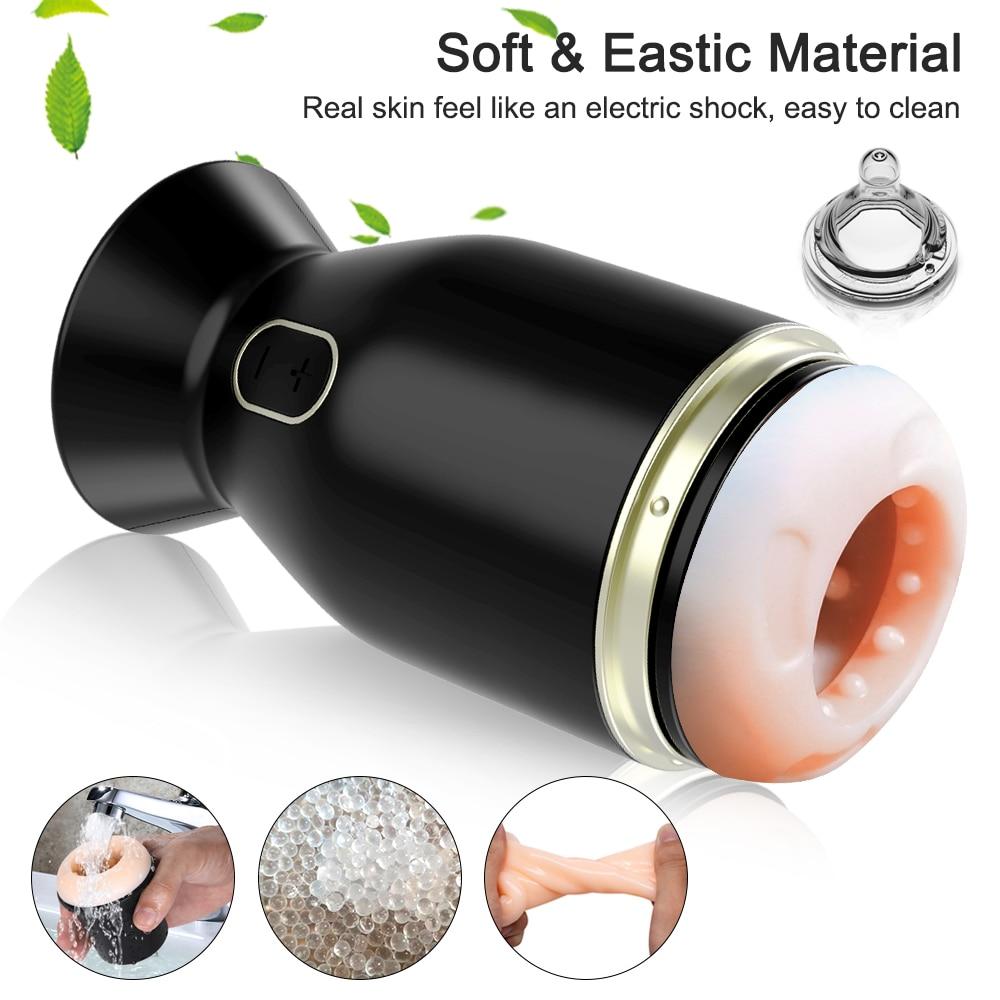 Penis Training Male Masturbator Sex Toys for Men Rotation Vagina Masturbation Endurance Exercise Blowjob Goods for Adults 18