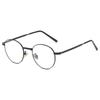 Metal Frame Glasses Round Anti Blue Light Eyewear Women Men Classic Trend Transparent Computer Reading Eyeglasses for Unisex