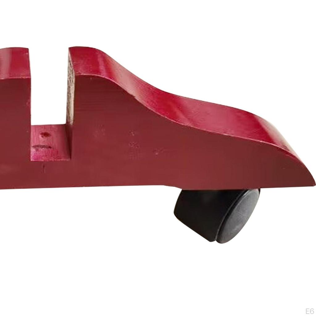 Eleganter Sichtschutzständer aus Holz mit mobilen Rollen für Zuhause und das Büro