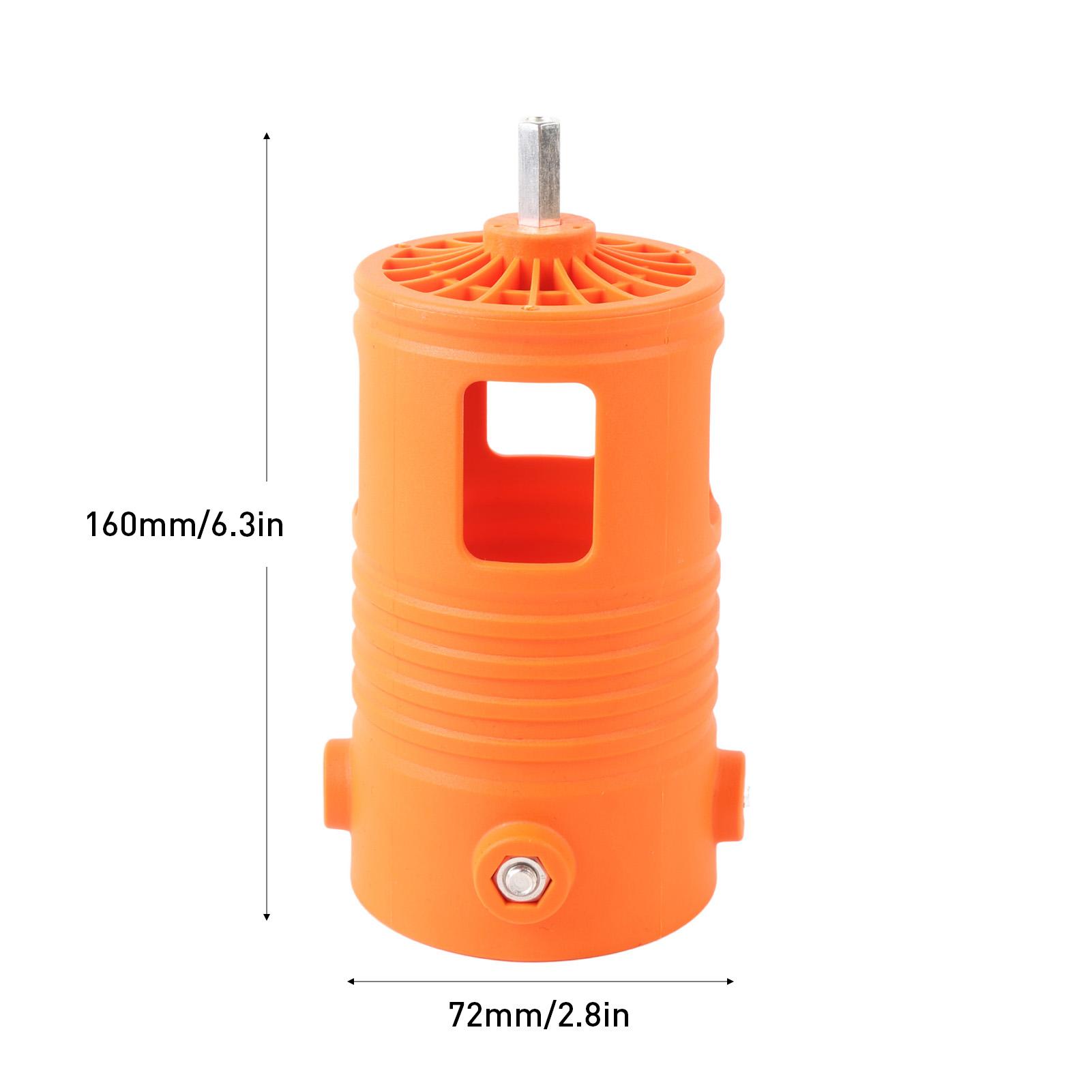 

Кукурузная шелушилка-молотилка Использовать с электродрелью Портативный инструмент для очистки кукурузы Универсальная кукурузная шелушилка Экономия труда оранжевый