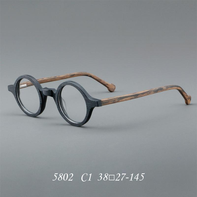 Retro Acetate glasses Myopia Hyperopia Prescription Round Eyeglass Frames Customizable Prescription Small Face Designer frame