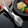 M-Kitchen Metal Tongs, Heat-Resistant Stainless Steel Cooking Tongs, Perfect For Food, Steak,Bread,Pizza,Salads And BBQ