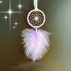 Handmade Mini Dream Catcher Pendant for Bedroom Decor Creative Feather Wind Chimes Dreamcatcher Car Ornaments Original Design