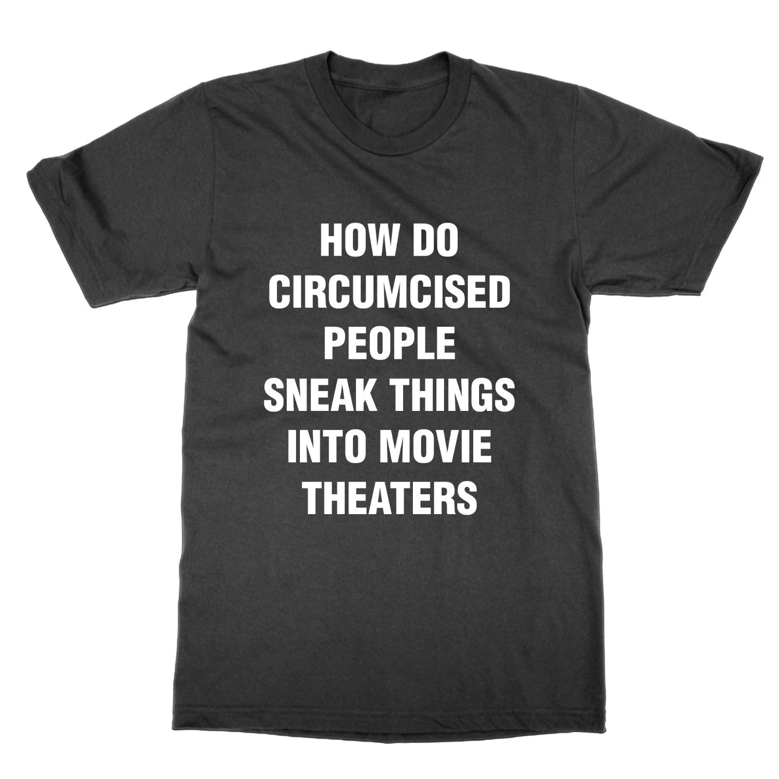 How Do Circumcised People de Sport Choses Dans Film Cinema T-Shirt Drôle Adulte 2XL