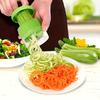 Multi-functional Handheld Spiral Vegetable Shredder, Handheld Spiral Vegetable Shredder, Fine Shredding, Adjustable Grinder