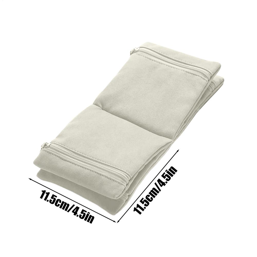 Jewelry Pouches For Storage 4 Pockets Jewelry Storage Bags With Zipper Portable Rings Pouches For Bracelet Earrings Rings Travel