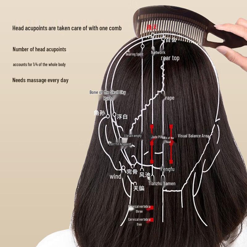 Japanese Scalp Energy Comb